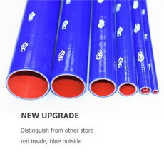 범용 스트레이트 실리콘 튜브 호스 라디에이터 인터쿨러 파이프 1m 6mm, 13 ID 38mm