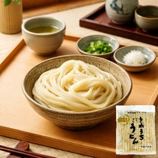 [잇츠모노] 쫄깃한 생면 기네우치 나츠카시 우동 200g, 단품, 단품