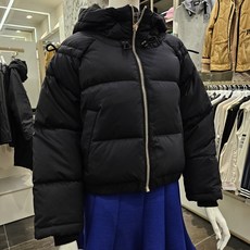 파사디골프 청주NC 여성 겨울 후디드 엠보스트링 다운점퍼 P23WWJ752M-1