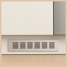 직사각 가구 통풍구 알루미늄합금 빌트인 냉장고 하부 옷장 장농 환기 커버 20-40cm 선택형, 실20cm1P, 기타