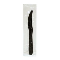 생활을그리다 일회용 나이프 블랙 16.8cm, 100개입, 3개