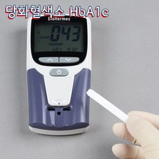 BioHermes 당화혈색소측정기 HbA1c 글리코헤모글로빈측정 A1cEZ(스트립 1박스 포함), 1개, 본구성제품+전용스트립추가