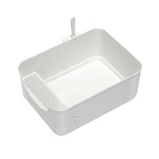 KIDS PARK 日式頂級 ABS 超大貓砂盆, 白色, 1個