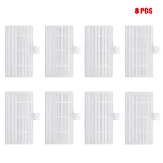 Xiaomi Lydsto W2 로봇 진공 청소기 교체 액세서리 예비 부품 피팅 가능 필터 용 세척 Hepa, 02 8 PCS