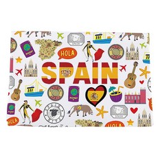 VAMSII 스페인 기념품 선물 스페인 허니문 선물 스팬 여행 주방 타월 스페인 휴가 선물 스페인 애호가 스페인 선물 (SpanTowel), VAMSII 스페인 기념품 선물 스페인 허니문 선물 스
