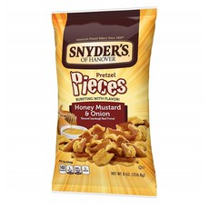 Snyder's 스나이더스 허니 머스타드 어니언 프리첼 피스 226.8g 6팩
