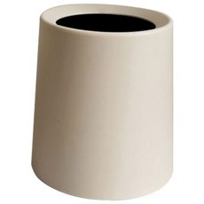 穩定簡單的柔和色調迷你垃圾桶, 淺褐色的, 1個