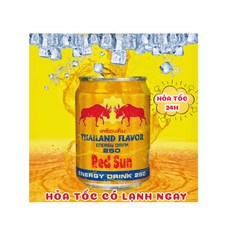 RED BOOST 紅獅 lion 越南提神飲品 能量飲料 越南碳酸飲料, 1個, 1.Red Sun