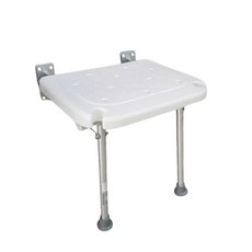 【海夫健康生活館】宜康YIKA 居家用無障礙 ABS 壁掛式 90度收合洗澡椅 沐浴椅(400x380x420mm), 1個