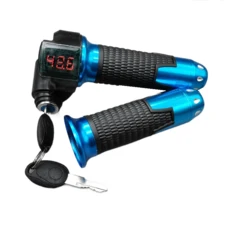 0-99V 범용 전압 디스플레이 스로틀 - 자전거/스쿠터 개조 전기차 액세서리 속도 조절기, 04 Blue