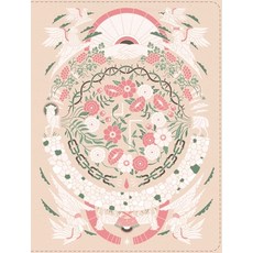 (영문도서) The Jesus Bible Artist Edition Esv Leathersoft Peach Floral Imitation Leather, Zondervan, English, 9780310460183