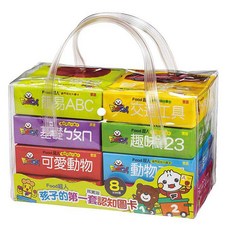 風車圖書 Food超人 兒童認知圖卡套組 8盒336張 雙語寫實版