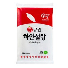 큐원 하얀 설탕, 3kg, 6개