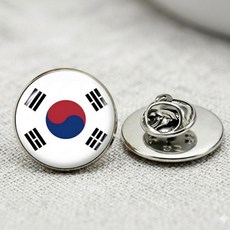[싸더라] 대한민국 태극기 옷깃핀 국기배지 라펠핀 정장 배지 브로치