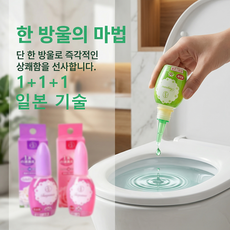 가성비 끝판왕 [일본 기술] 1+1+1 강력 탈취제 3종 세트, 1세트, 60ml