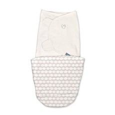 SwaddleMe Ingenuity 사계절용 아기 포대기 1.0에서 2.5 TOG 사이즈 0-3개월 3.2-6.4kg(7-14파운드) - 작은 타일, Dream Waves