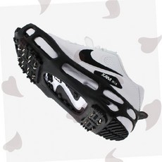 신발 아이젠 미끄럼방지 스파이크 겨울 빙판길 등산 안전 보행 보조용품, 오렌지_L