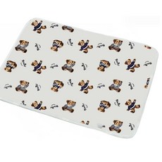 아이레노 생리용 방수패드 위생매트 침대 보호 위생 관리용, 곰돌이, 1개