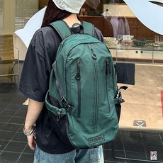 原創正品大容量尼龍登山包：學生戶外運動休閒雙肩背包, 綠色-減負版【護脊-耐用】,【全新熱銷款-100%正品】
