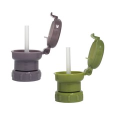 베베락 물병 스트로우 캡 교체용빨대, 1세트