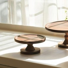 라우드 아카시아 케이크스탠드(소), 1개