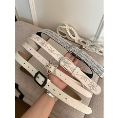 여성벨트 나파 아우터 버건디 마몬트 패셔너블한 벨트 조거 다운재킷 럭셔리스타일 스몰 여친룩 봄신상코디 넓은