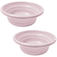 월드크린 다용도 접이식 이지 대야 중형, 핑크, 2개