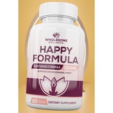 웰빙 웰니스 해피 포뮬라 자연 완화 60캡슐 미주 출고 some Wellness, 1개