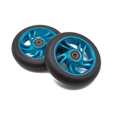 두발 스턴트스쿠터 교체 바퀴 킥보드 휠 부품, 2번 색상 110mm, 1개