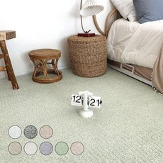 NOOK DESIGN 투톤 딜라이트 러그 맞춤제작 먼지없는 거실 워셔블 사계절 단모 장모 겨울 카페트, 아이보리(장모)