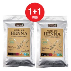1+1천연 헤나 염색약 자연을 담은 모단디 100g 새치 흰머리셀프 염색 인도수입 프리미엄, 2개, 내추럴브라운(천연)