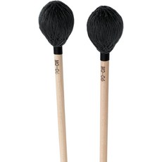 마림바 말렛 메이플 핸들이 있는 말렛 미디엄 하드 원사 헤드 1쌍 타악기 연주용 MQ-06 (블랙), 1개