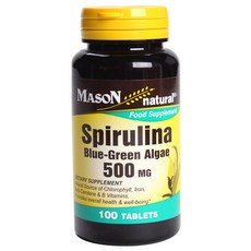 MASON natural 藍藻錠 500mg, 1組, 100顆