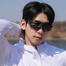 스틸리즘 러닝 스포츠 선글라스 고글 초경량, 1개, 딥 블랙