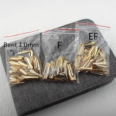 대부분의 골든 F EF 만년필에 맞는 사무실 펜 26 펜촉 한정판 쓰기 5 개, [04] Bent 1.0  F  EF