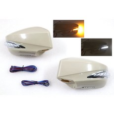 大禾自動車 副廠後視鏡蓋 含方向燈照地燈 適用TOYOTA GT-86, 1個