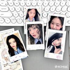 instax拍立得花邊保護膜 拍立得邊框貼 照片裝飾貼紙 DIY相冊, 1個, 星星點點【5款/10張】,新品上新丨收貨返兩元