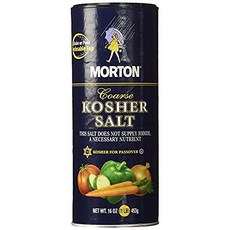 모턴 코셔 굵은 소금 454그램 (2개 팩) Morton Coarse Kosher Salt 16 oz. (Pack of 2)