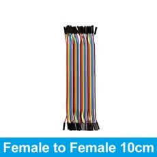 MB-102 브레드보드 400 830 포인트 무납땜 PCB 브레드보드 점퍼 와이어 듀폰 라인 테스트 아두이노 키트, 03 Female to Female10cm