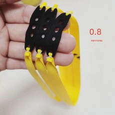 오프로드 스노우 체인, 1개, 프레임리스 0.8 오렌지옐로우 5개