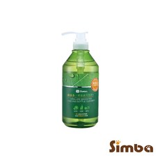 Simba 綠活系奶瓶蔬果洗潔液 綠茶萃取, 800ml, 1瓶