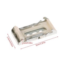 스프링 롤러 블라인드 상단 레일용 철제 천장 브래킷 로마, 색상: 1. onesize