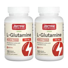 재로우포물러스 L-글루타민 750mg 120캡슐, 2개, 120정