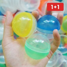 [1+1]뽑기캡슐 빈캡슐 추첨볼 둥근 뽑기통 게임 용품, 릴리가게 2-뽑기통45mm-랜덤25p, 1개