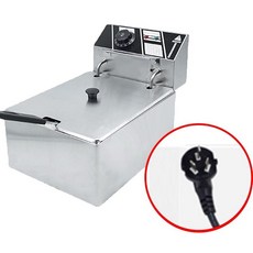 迷你商用電炸爐220V/110V電炸鍋 4L恒溫油炸機, 6L 220V 2500W