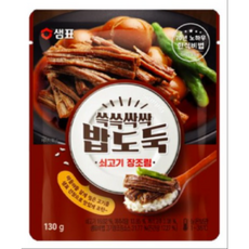 샘표 쓱쓱싹싹 밥도둑 쇠고기장조림, 130g, 11개