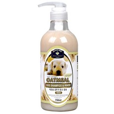 벨버드 오트밀 반려견 샴푸 & 린스 겸용, 750ml, 1개입, 1개
