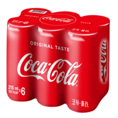 코카콜라, 215ml, 18개
