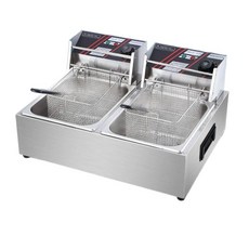 미니 치킨튀김기 전기 대용량 주방 절단기 튀김기 감자튀김 소형 미니튀김기 통닭 분식 팬, 20L 타입 국가 표준 초고온 보호 16A A