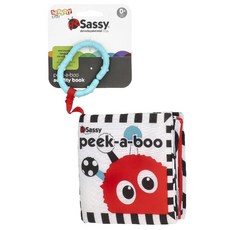 Sassy(새시) 발달 장난감 Peek-A-Boo 활동북